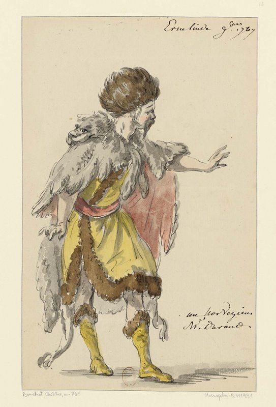 A Norwegian (Played by Monsieur Durand) in Ernelinde, princesse de Norvège